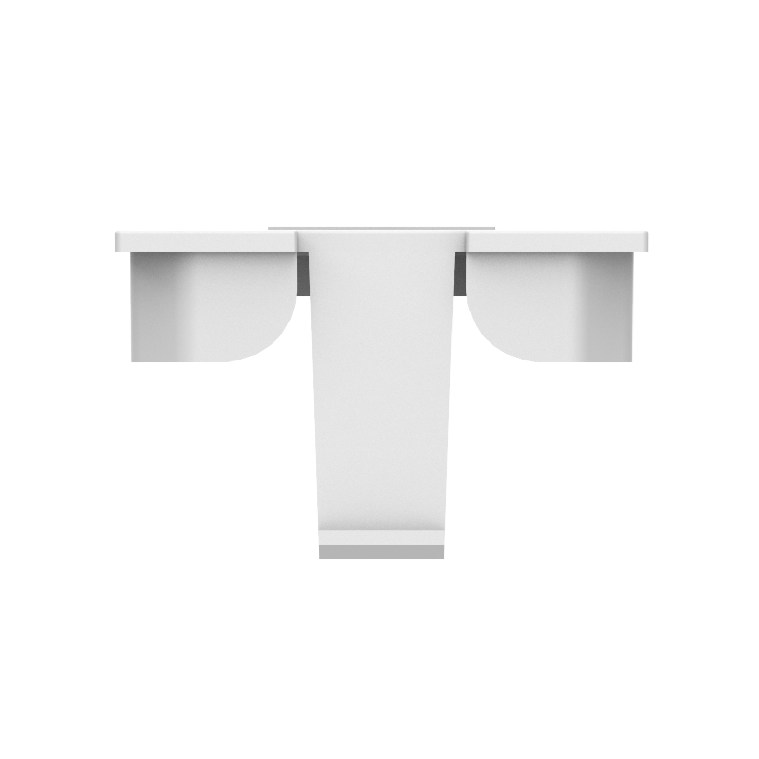 design em forma de T da inserção de marcador de lugar IBRAN-B